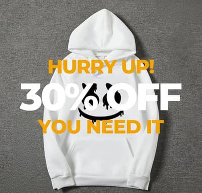 WHITE HOODIE FOR MENS  