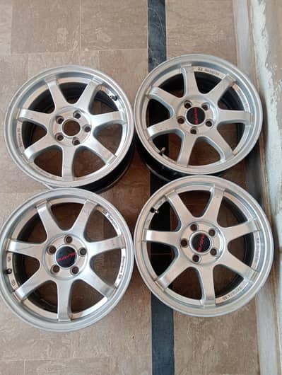 Alloy Rims 15 inches 100 PCD for Corolla xli gli or altis etc