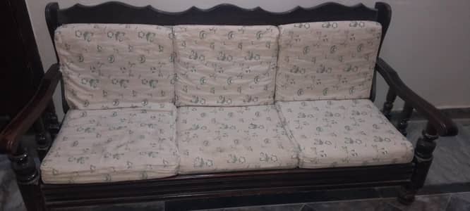 comfortable antique sofa for household use.