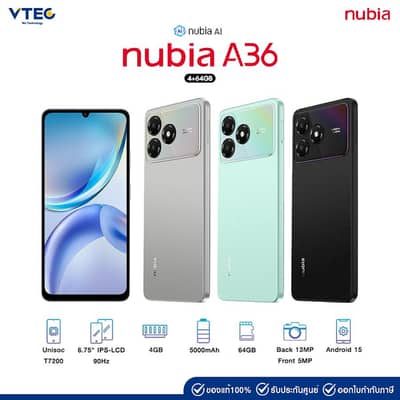 nubia a36 (latest model)