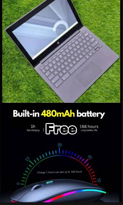 Hp Chromebook 11G8 EE + Mouse Free| Touch+180° | Windows |Gaming|Intel