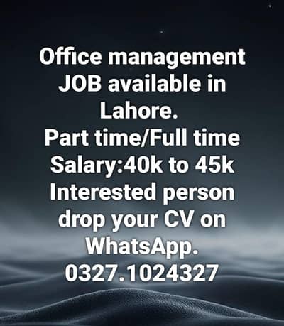 For office work male and female staff required
