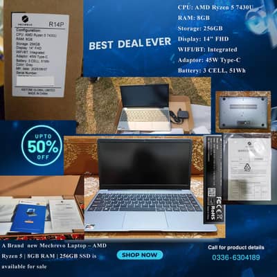 MECHREVO AMD Ryzen 5 7430U Laptop phase iv 2026