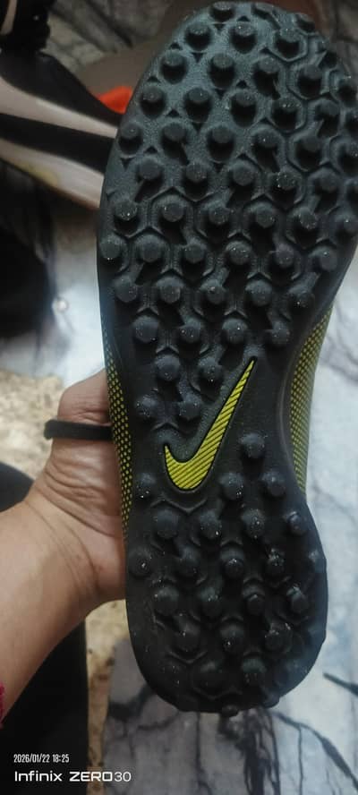 football shoes available in all sizez. . . stud grippers and trainer als