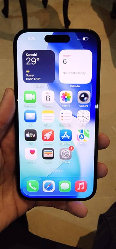 IPHONE 16 BLACK 256 GB PTA APPROVED