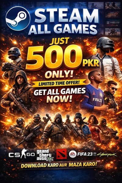 All steam games available