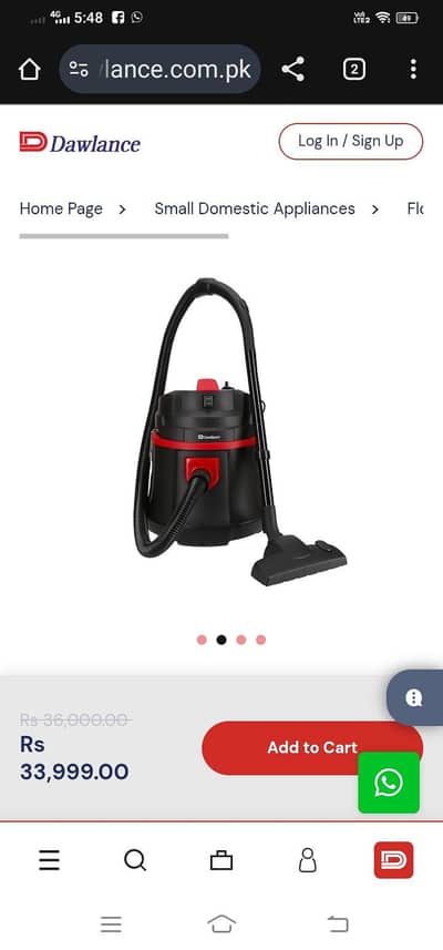 Dawlance Vacuum Cleaner