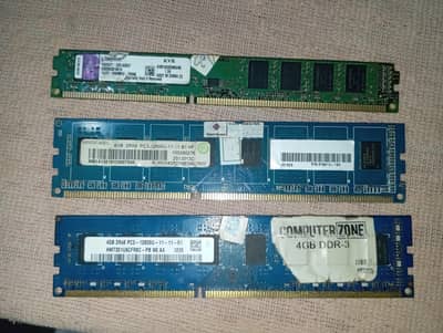 12GB DDR3 RAM (3×4GB) – PC Gaming / Desktop Memory
