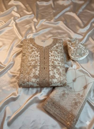 Heavy embroidery dress