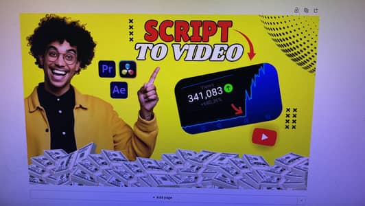 Looking for a job as a video editor.