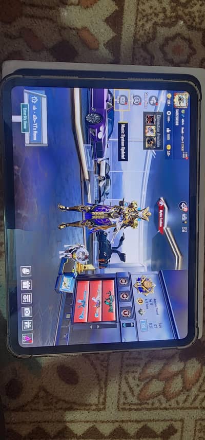 ipad pro m4 256gb LLA model. 120 fps on pubg Mobile