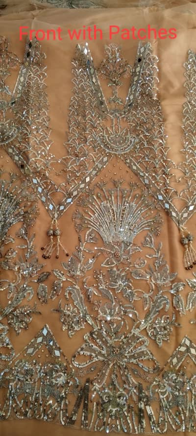 Peech Heavy Elegant wedding Maxi Unstitched New