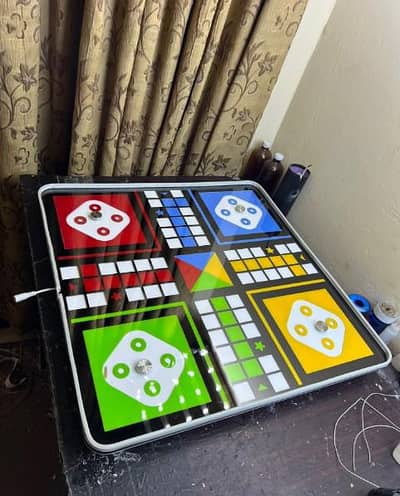 "Light-Up Ludo Board – Perfect for Family & Friends"