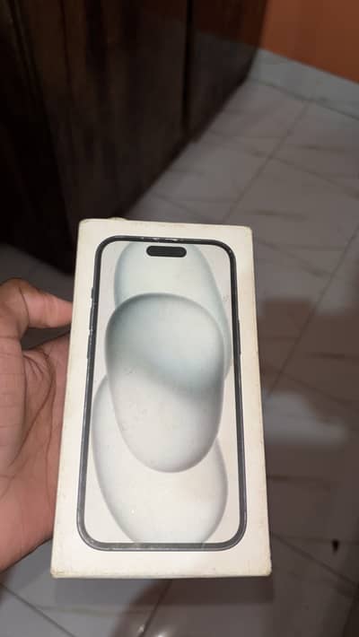 iPhone 15 with box