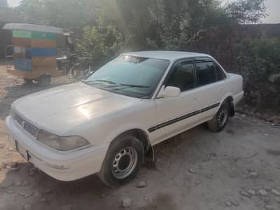 Toyota Corolla 1988 Model London Import Car used by an Army Person.