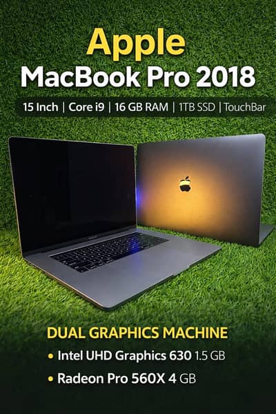 Apple MacBook pro 2018 core i9 16 gb 1 tb