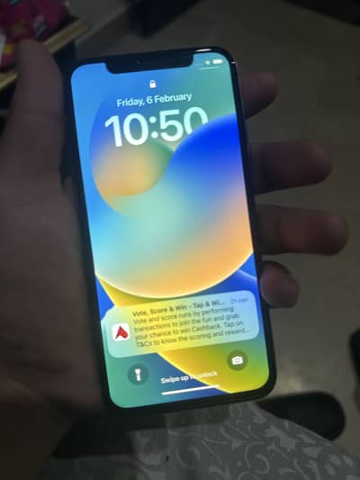 iPhone x 256gb pta approved