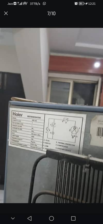 Haier Refrigerator Blue special Color 03426554614