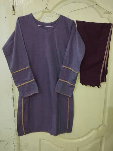 khaddar khaadi cross stitch 2 piece dresses for sale