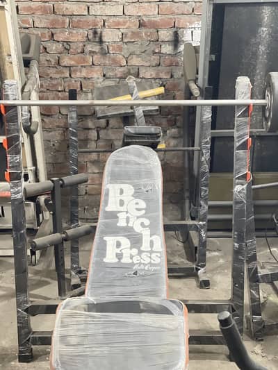 Home gym Setup ( Gym Equipment Available) Home gym Bench press
