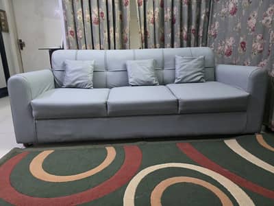 5 seater leather sofa set