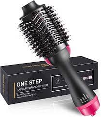 One Step Brush 3 in 1 - Hair Straightener Brush, Curler and Dryer Comb