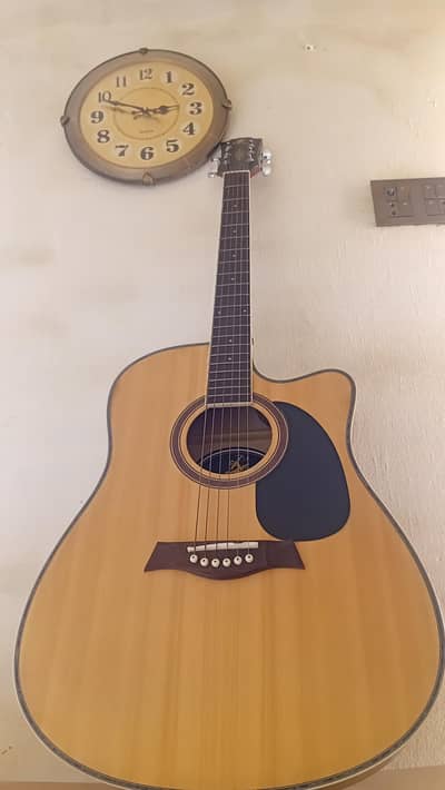 Semi acoustic GUITAR with bag and all accessories.