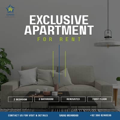 Exclusive Listing: First-Floor 2BR, DHA Phase 2 (Ext) Sunset Lane | Working Professionals/Salaried Individuals Only | Possesion Expected In End Of Feb 2026