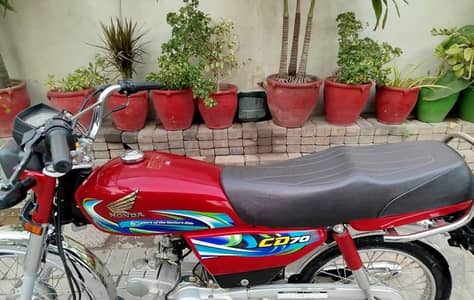 Honda CD 70 2024 model urgent for sale