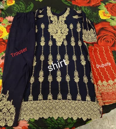 Ready to wear full gonta work dress