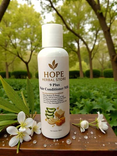 Nine Plus Hair Conditioner Milk for Smooth , strong & shiny Hair,