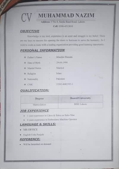 i need A Driver's Job.