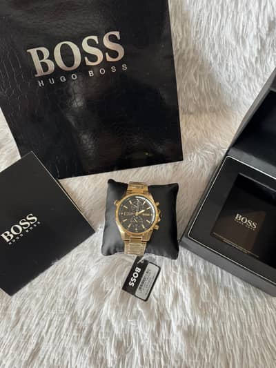 hugo boss men's analog watch