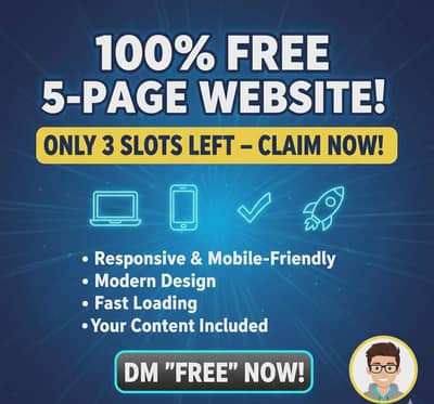  FREE Website Development (Limited Offer) 