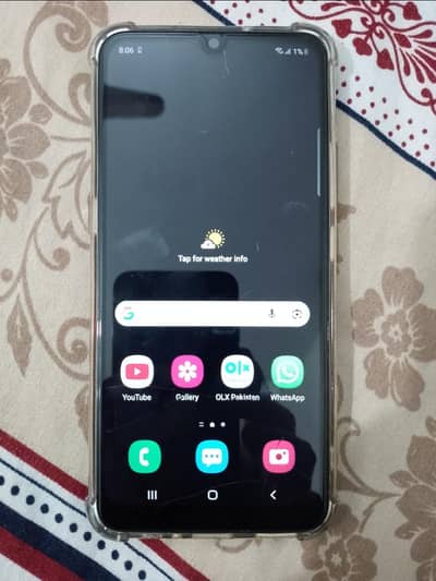 sumsung a50 4gb 128gb only box ha  add pura par lana