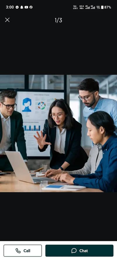 female marketing manager