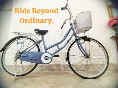 imported periwinkle bicycle