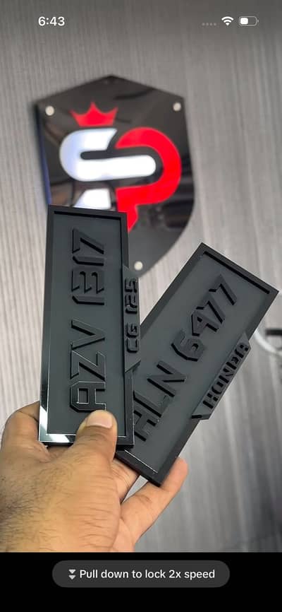 bikes and cars number plate