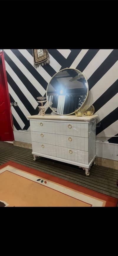 Bed Set//BedRoom Set(2 Side+Dressing Table & Mattress)//King Size Bed