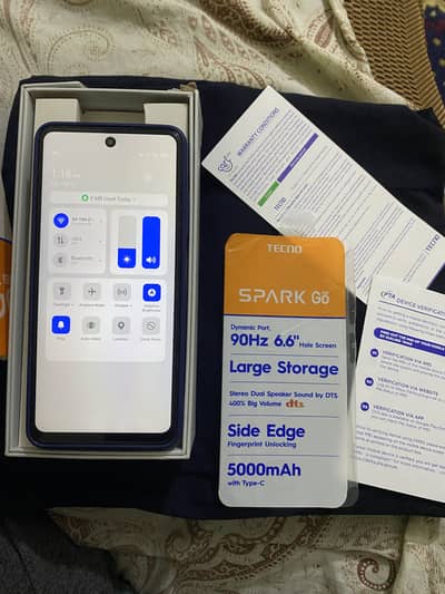 Tecno spark go 2024 Good condition 2+2/64GB PTA officel Aprove Read AD