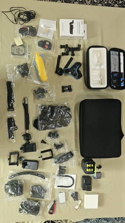 GoPro Hero 9 Black with accessories