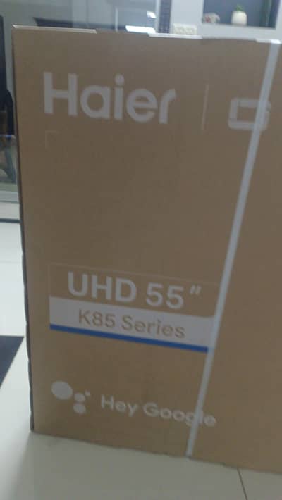Haier Google tv UHD 55"  or 65"  K85 Series for sale