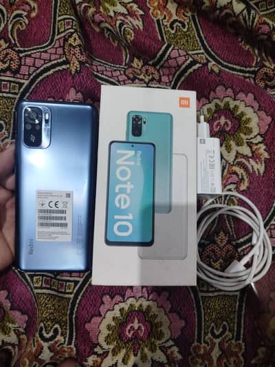 REDMI NOTE 10 4+2/128 WITH COMPLETE BOX