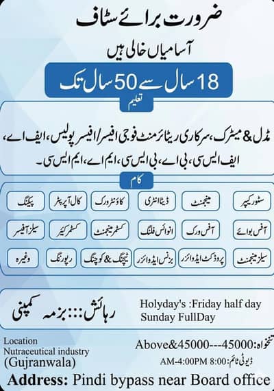 Want Responsible Perons