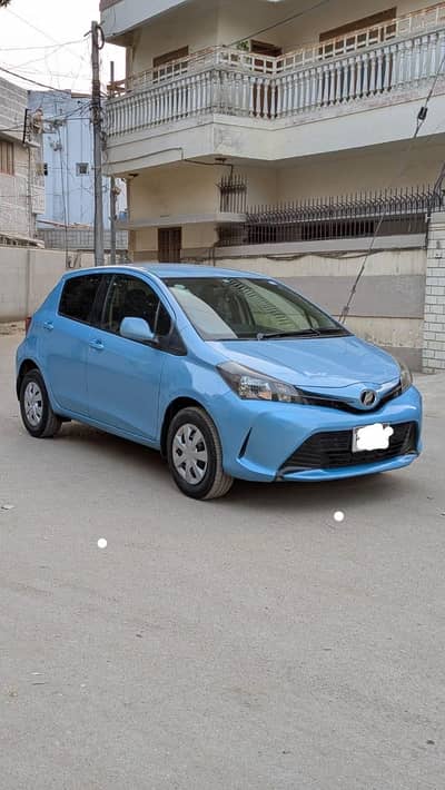Toyota Vitz 2015 Model | 2019 Registration | Blue Color