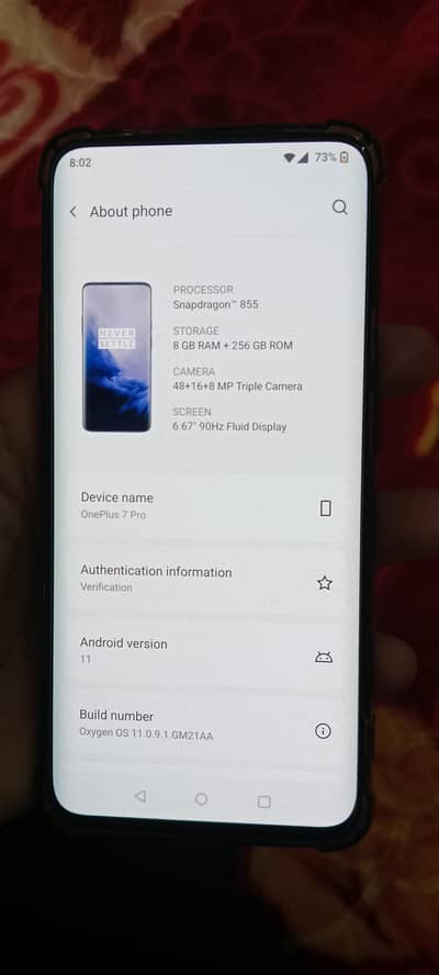 One plus 7pro 8+256