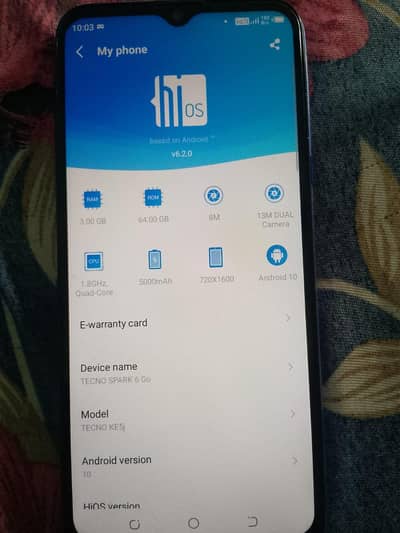 tecno spark 6 go  3 64