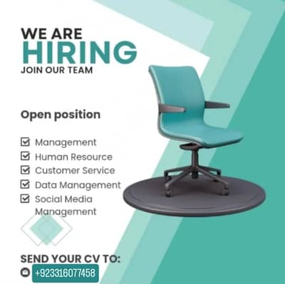 2 female & 2 male  Required For Office Work