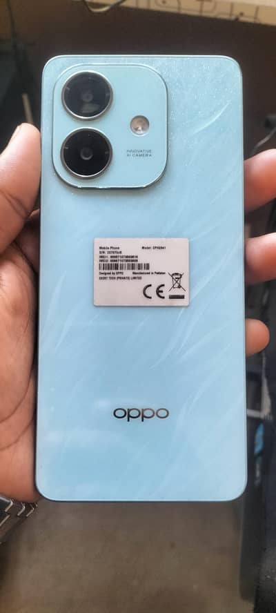 Oppo a3x with box charger