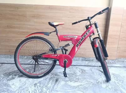 Hummer Mountain Bicycle - Red | Dual Suspension | Good Condition